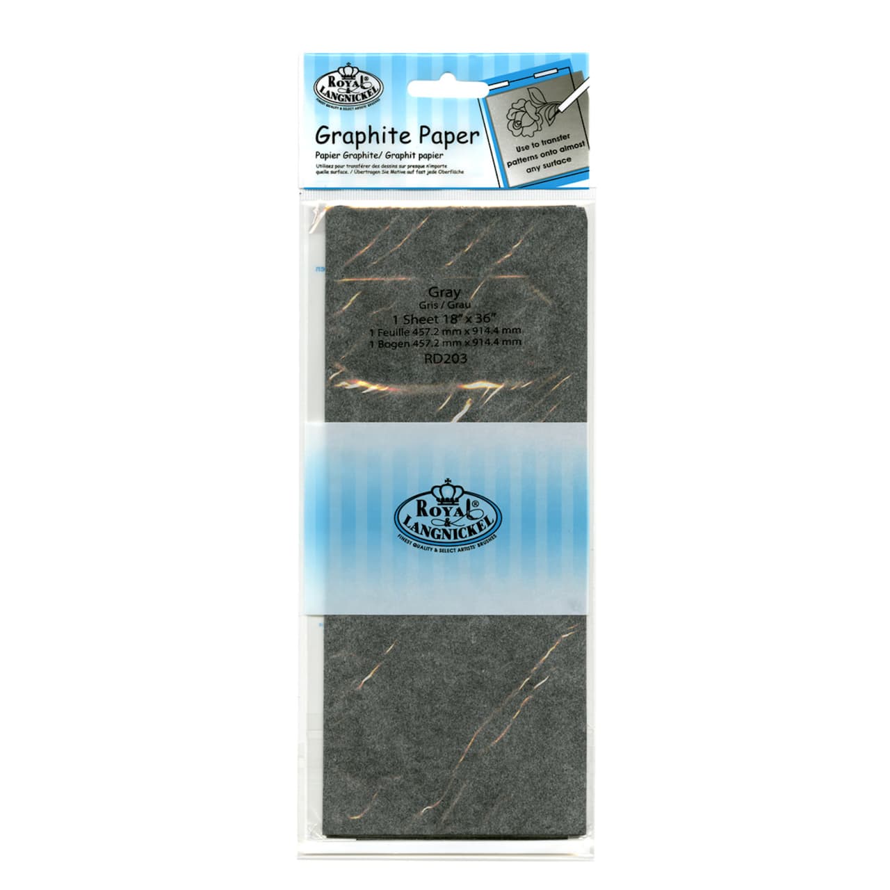 Royal & Langnickel® Gray Graphite Paper, 18" x 36"